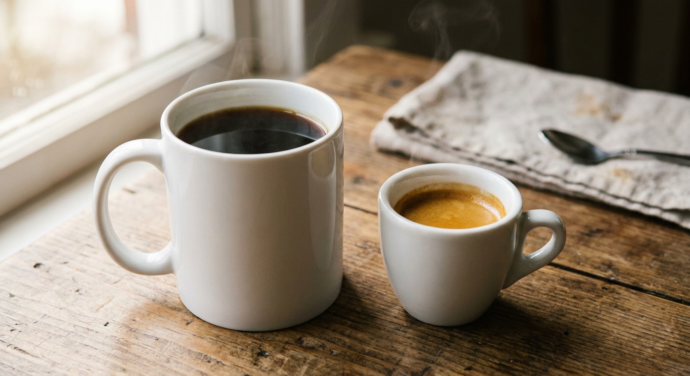 espresso vs. americano